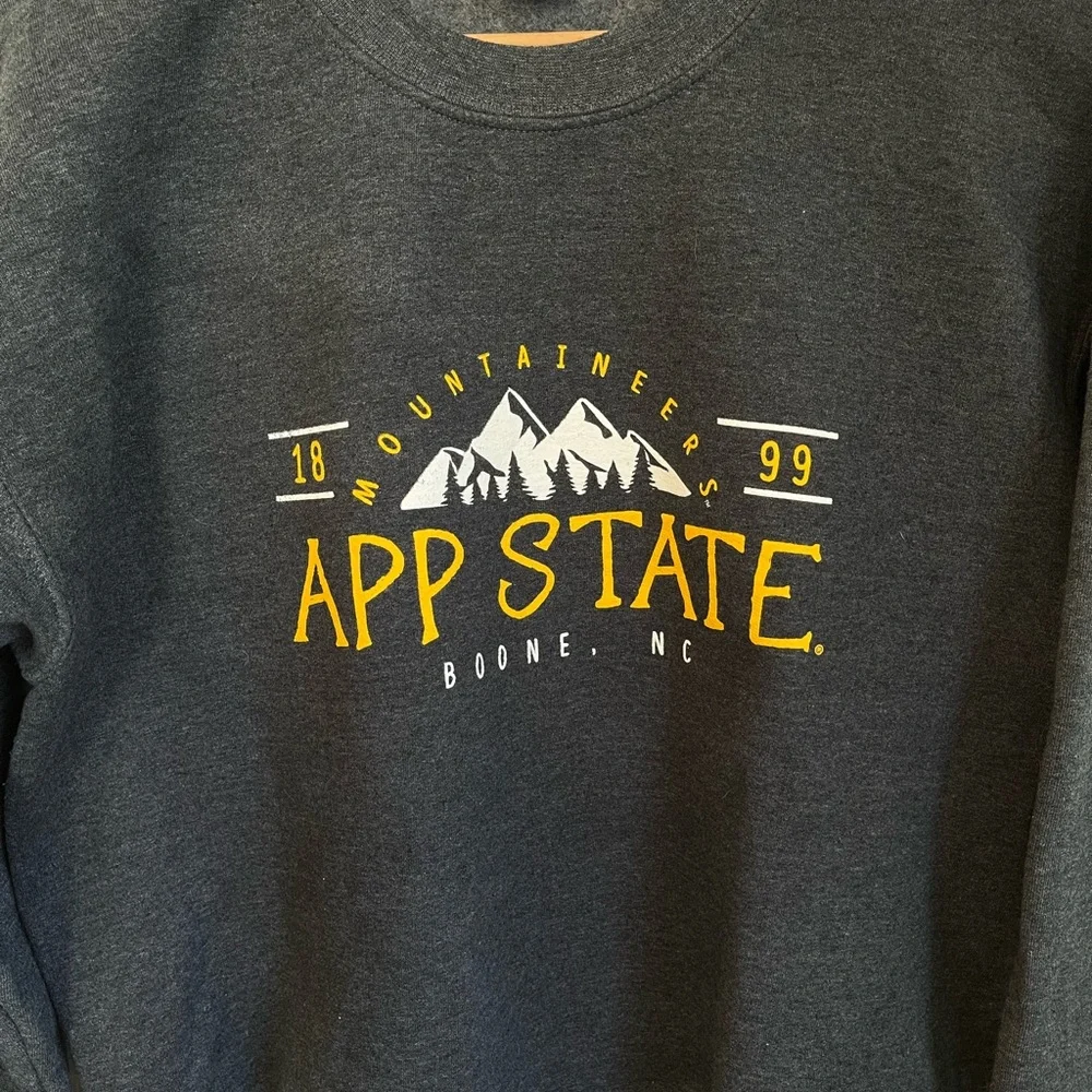 Appalachian State Crew Neck Sweatshirt AppState - Picture 2 of 3